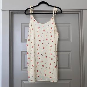 UO Maya Tie-Shoulder Mini Slip Dress